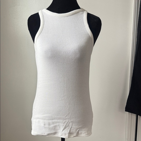 Modern Citizen Tops - Modern Citizen Ivory Ribbed Tank Top